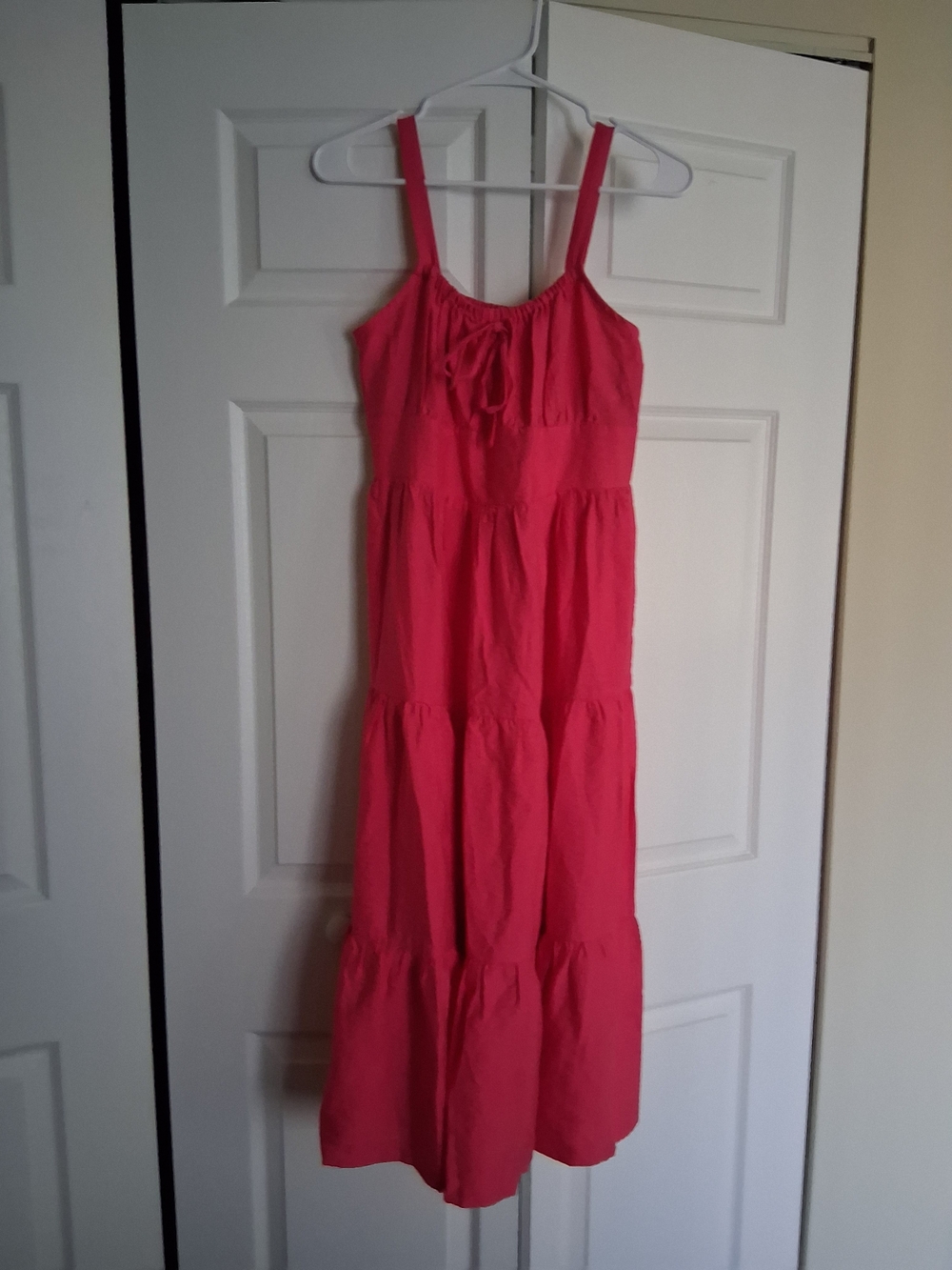 INC International Concepts Bright Berry Tiered Maxi Dress
